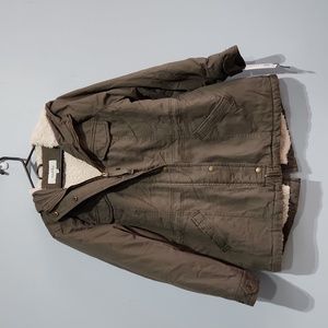Sebby sherpa lined twill jacket- XL